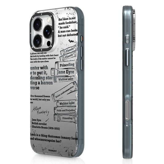 Apple iPhone 16 Pro Kılıf M-safe Şarj Özellikli Youngkit Literary Serisi Classic Kapak