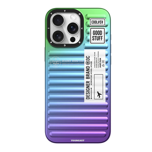 Apple iPhone 16 Pro Kılıf YoungKit The Secret Color Serisi Kapak Yeşil