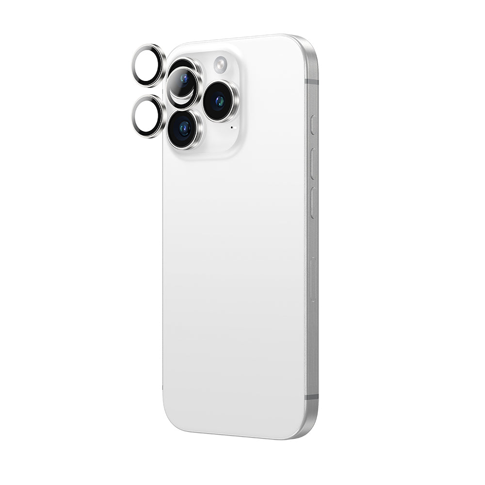 Apple iPhone 16 Pro Max Amazingthing Anti Reflective Kamera Lens Koruyucu + Kolay Uygulama Aparatlı Siyah