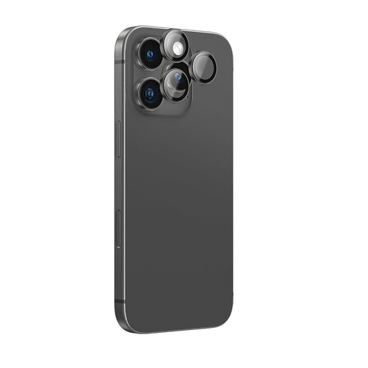 Apple iPhone 16 Pro Max Amazingthing Anti Reflective Kamera Lens Koruyucu + Kolay Uygulama Aparatlı Gri