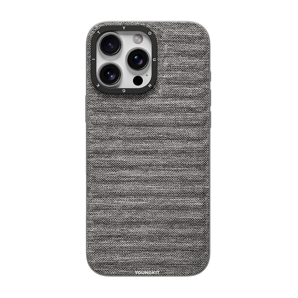 Apple iPhone 16 Pro Max Kılıf M-safe Şarj Özellikli Youngkit Canvas Serisi Kapak