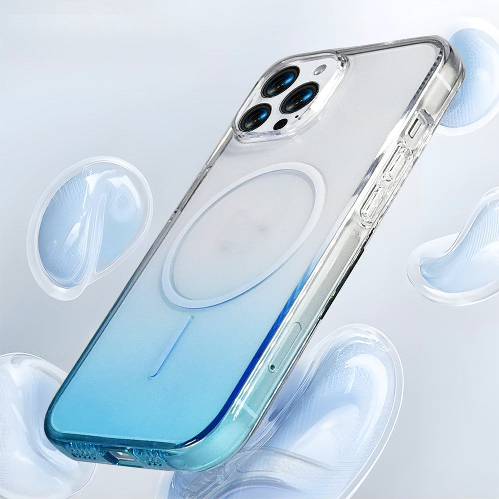 Apple iPhone 16 Pro Max Kılıf M-Safe Şarj Özellikli Zore Septik Silikon Kapak Mor