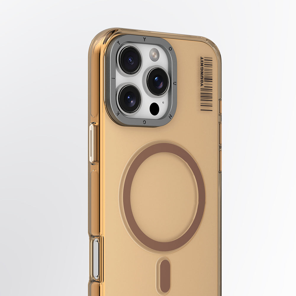Apple iPhone 16 Pro Max Kılıf M-safe Şarj Özellikli Şeffaf Youngkit Crystal Shield Serisi Kapak Şeffaf
