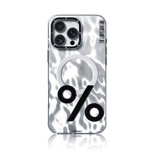 Apple iPhone 16 Pro Max Kılıf M-safe Şarj Özellikli Youngkit Mathematical Serisi Kapak Colorful