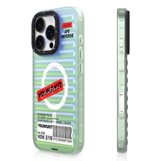 Apple iPhone 16 Pro Max M-safe Şarj Özellikli Youngkit Chameleon Serisi Kapak Kırmızı