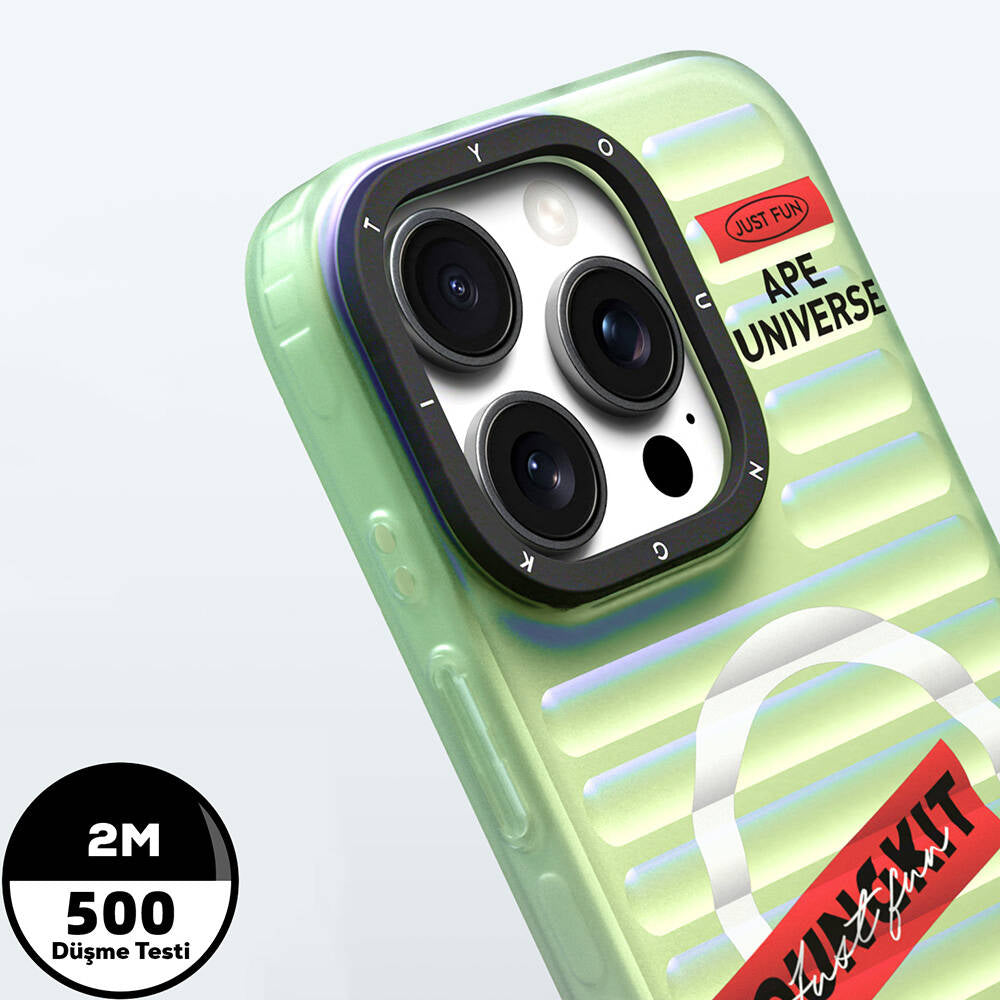 Apple iPhone 16 Pro Max M-safe Şarj Özellikli Youngkit Chameleon Serisi Kapak Mavi