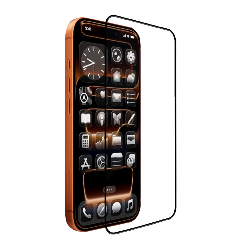 Apple iPhone 16 Pro Max Mohseven M6 HD Temperli Cam Ekran Koruyucu + Kolay Uygulama Aparatı