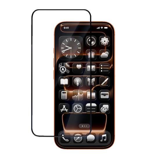 Apple iPhone 16 Pro Max Mohseven Safir Coating HD 3D Glue Temperli Cam Ekran Koruyucu