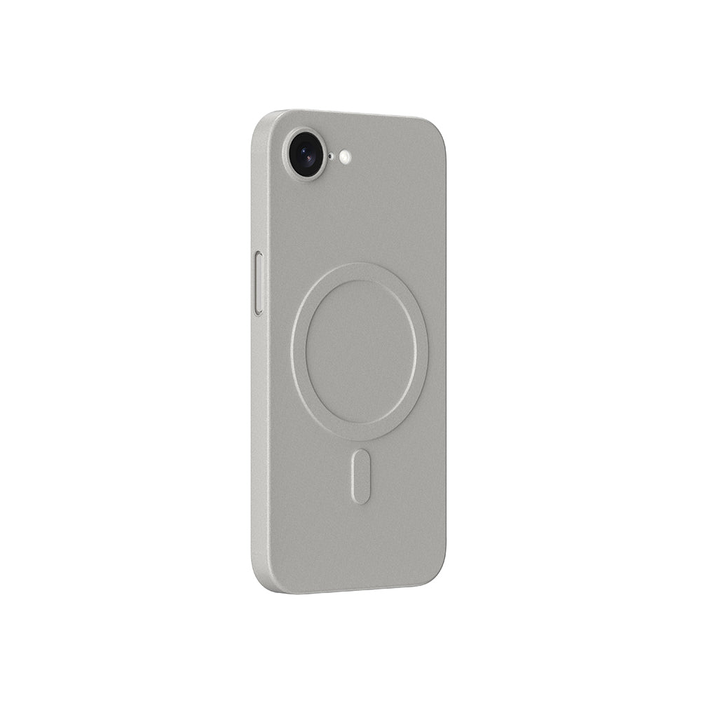 Apple iPhone 16E Kılıf M-safe Şarj Özellikli Amazingthing Minimal Air Serisi Kapak Titanyum-Gri