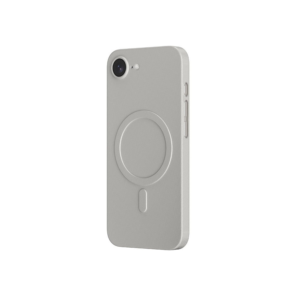 Apple iPhone 16E Kılıf M-safe Şarj Özellikli Amazingthing Minimal Air Serisi Kapak Titanyum-Gri