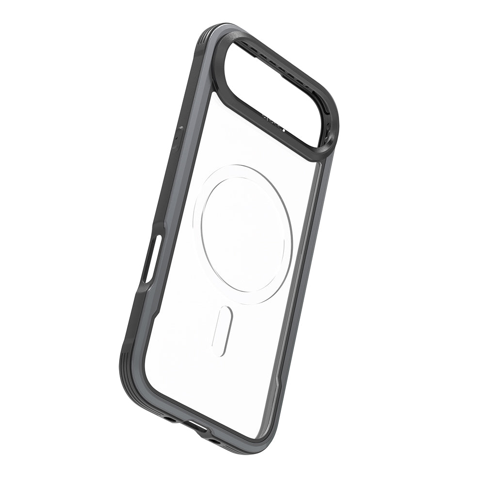 Apple iPhone 17 Air Kılıf M-safe Şarj Özellikli Airbagli Raptic Shield Serisi Şeffaf Arka Yüzey Kapak Colorful