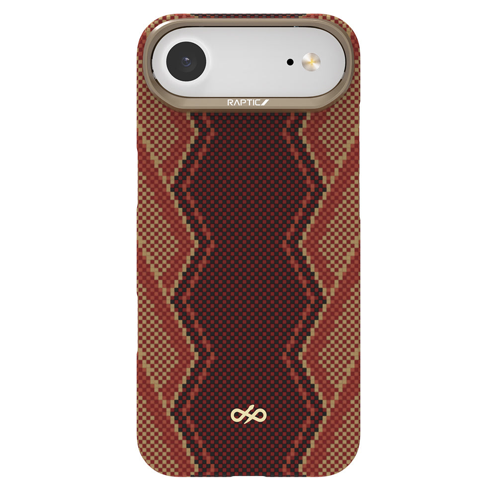 Apple iPhone 17 Air Kılıf M-safe Şarj Özellikli Raptic Aramid Skin Bionic Serisi Kapak