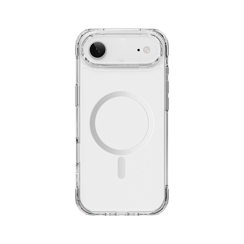 Apple iPhone 17 Air Kılıf M-safe Şarj Özellikli Wiwu MCC-702 Titanyum Pro Serisi Sert PC Kapak Siyah