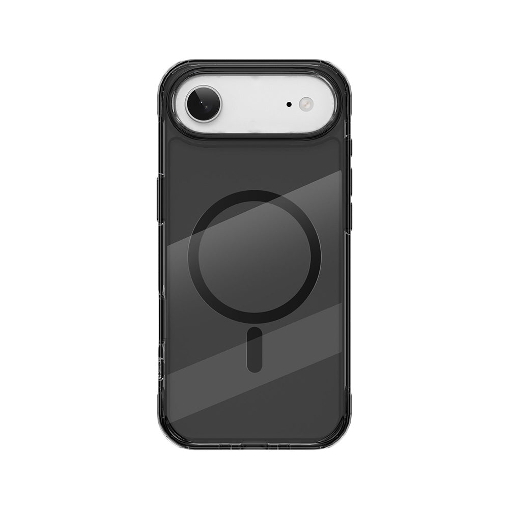 Apple iPhone 17 Air Kılıf M-safe Şarj Özellikli Wiwu MCC-702 Titanyum Pro Serisi Sert PC Kapak Şeffaf