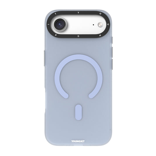 Apple iPhone 17 Air Kılıf M-safe Şarj Özellikli Youngkit Hidden Sand Serisi Kapak Siyah