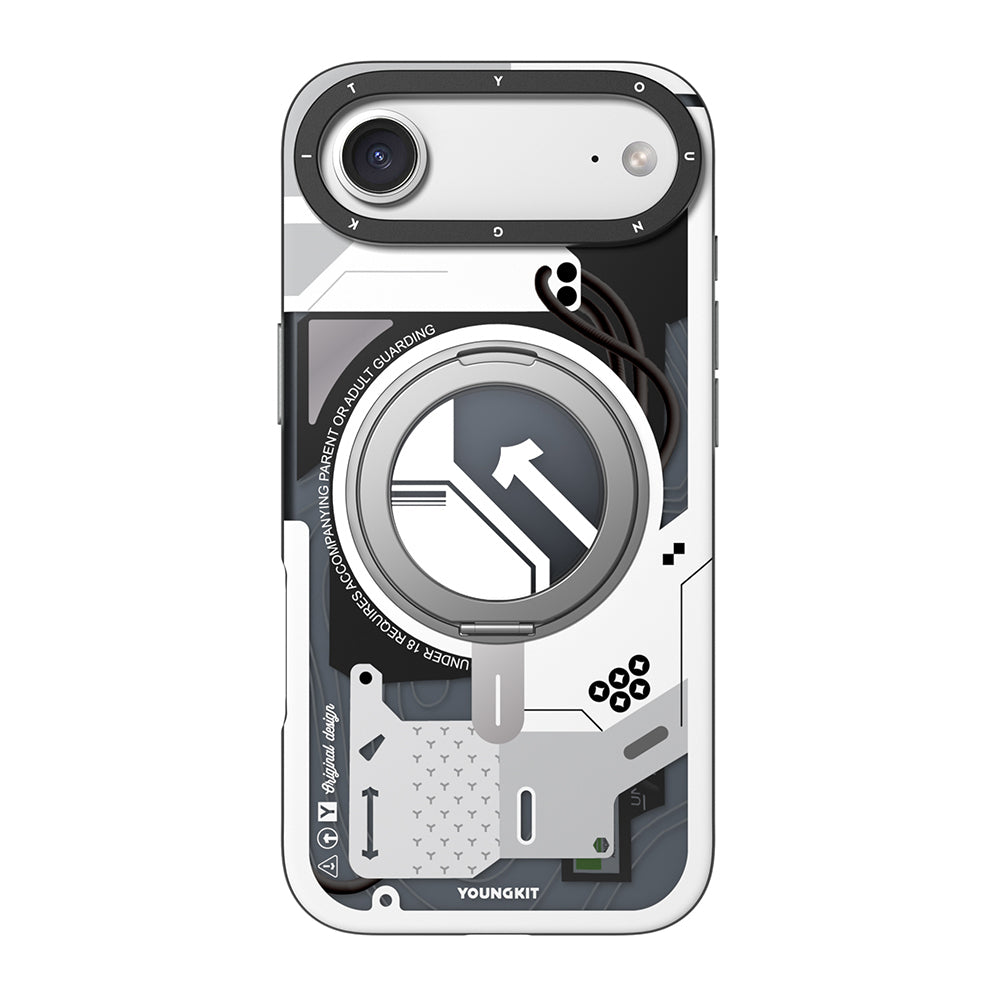 Apple iPhone 17 Air Kılıf M-safe Şarj Özellikli Youngkit Starship Serisi Kapak