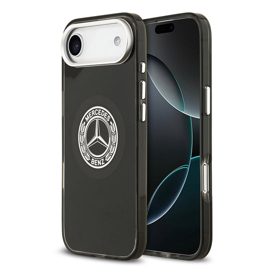 Apple iPhone 17 Air Kılıf Mercedes Benz Orjinal Lisanslı M-safe Şarj Özellikli Çift Katmanlı PC Nostaljik Yıldız Dizayn Kapak