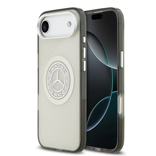 Apple iPhone 17 Air Kılıf Mercedes Benz Orjinal Lisanslı M-safe Şarj Özellikli Çift Katmanlı PC Nostaljik Yıldız Dizayn Kapak