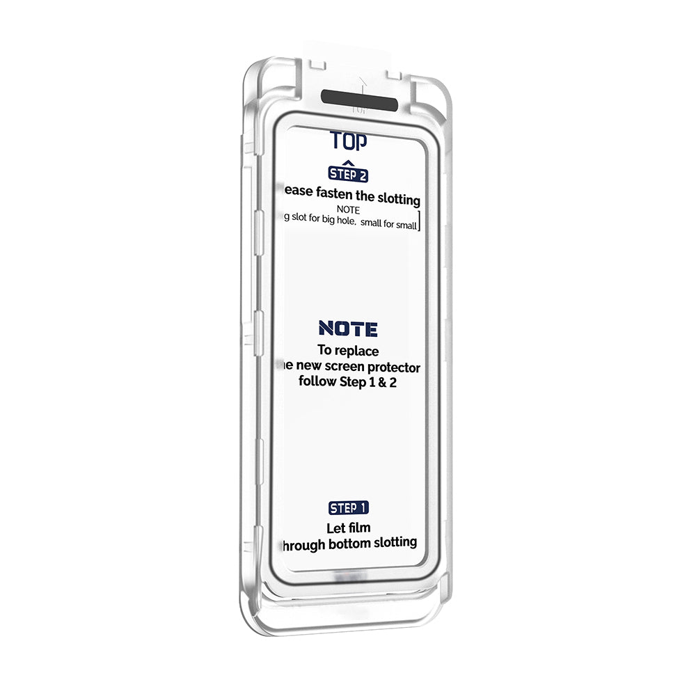 Apple iPhone 17 Air Wiwu SQ-008 Oleofobik Easy Install Darbeye Karşı Dayanıklı Temperli Cam Ekran Koruyucu + Kolay Uygulama Aparatlı Şeffaf