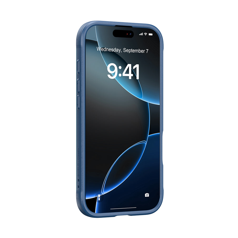 Apple iPhone 17 Kılıf M-safe Şarj Özellikli Airbagli Raptic Shield Serisi Şeffaf Arka Yüzey Kapak Siyah