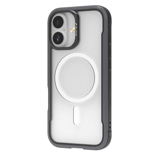 Apple iPhone 17 Kılıf M-safe Şarj Özellikli Airbagli Raptic Shield Serisi Şeffaf Arka Yüzey Kapak Siyah