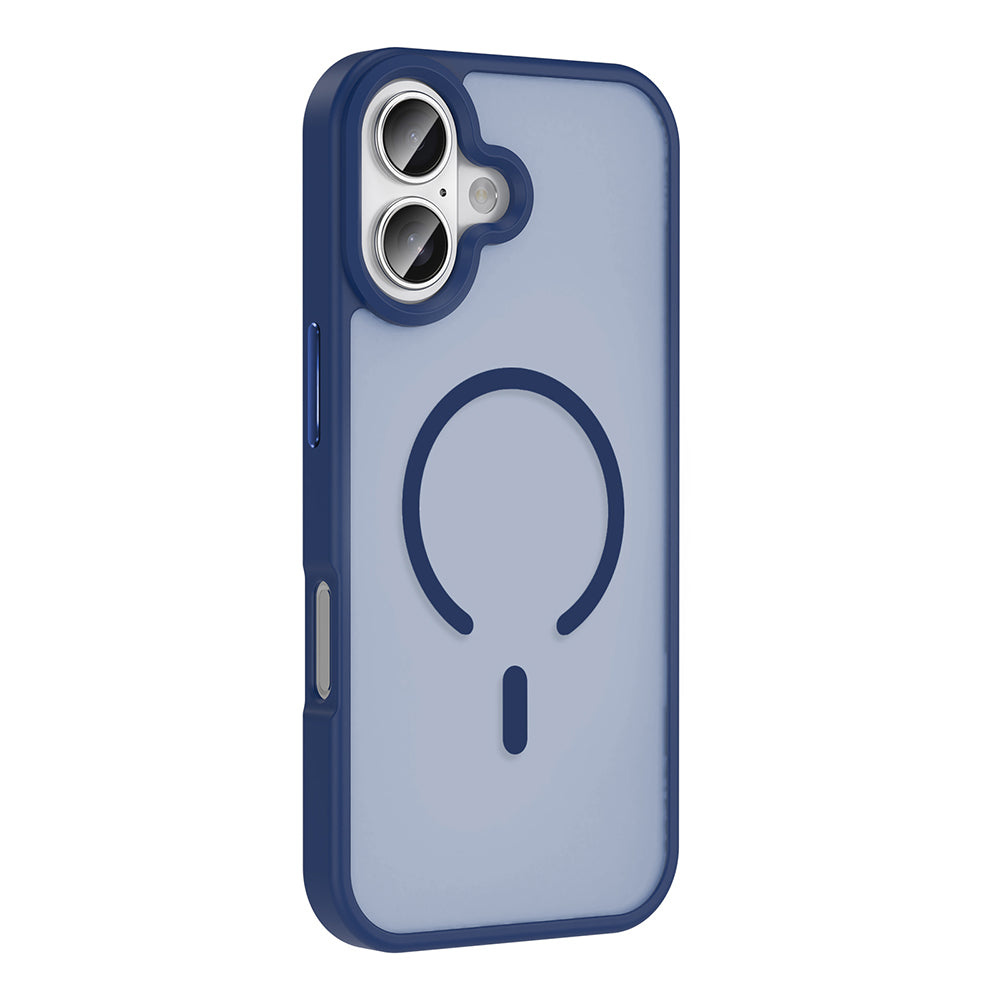 Apple iPhone 17 Kılıf M-safe Şarj Özellikli Mat Arka Yüzey Zore Sio Kapak Gri