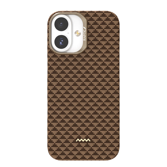 Apple iPhone 17 Kılıf M-safe Şarj Özellikli Raptic Aramid Skin Origin Serisi Kapak Lacivert