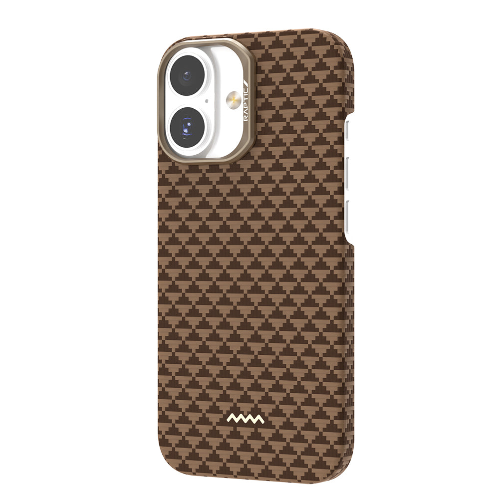 Apple iPhone 17 Kılıf M-safe Şarj Özellikli Raptic Aramid Skin Origin Serisi Kapak Kırmızı