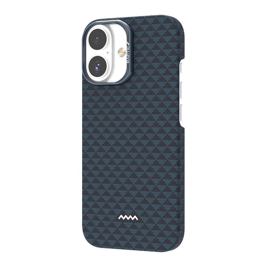 Apple iPhone 17 Kılıf M-safe Şarj Özellikli Raptic Aramid Skin Origin Serisi Kapak Kahverengi