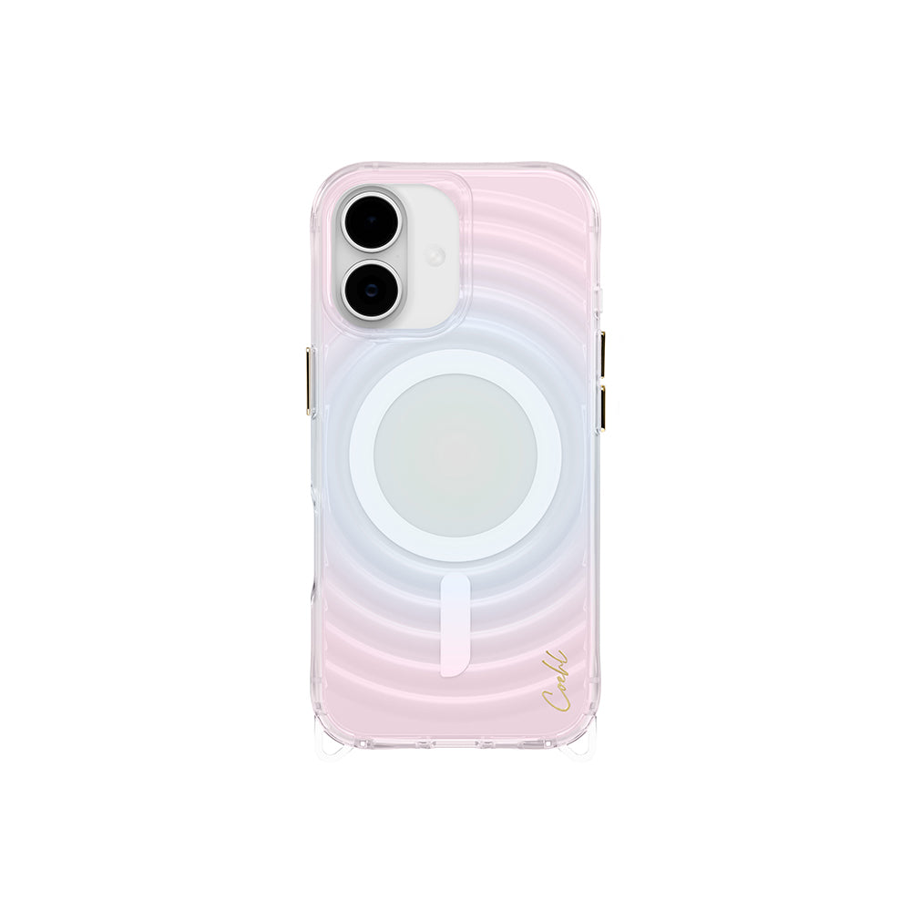 Apple iPhone 17 Kılıf M-safe Şarj Özellikli Renk Geçişli Coehl Vela Kapak Colorful
