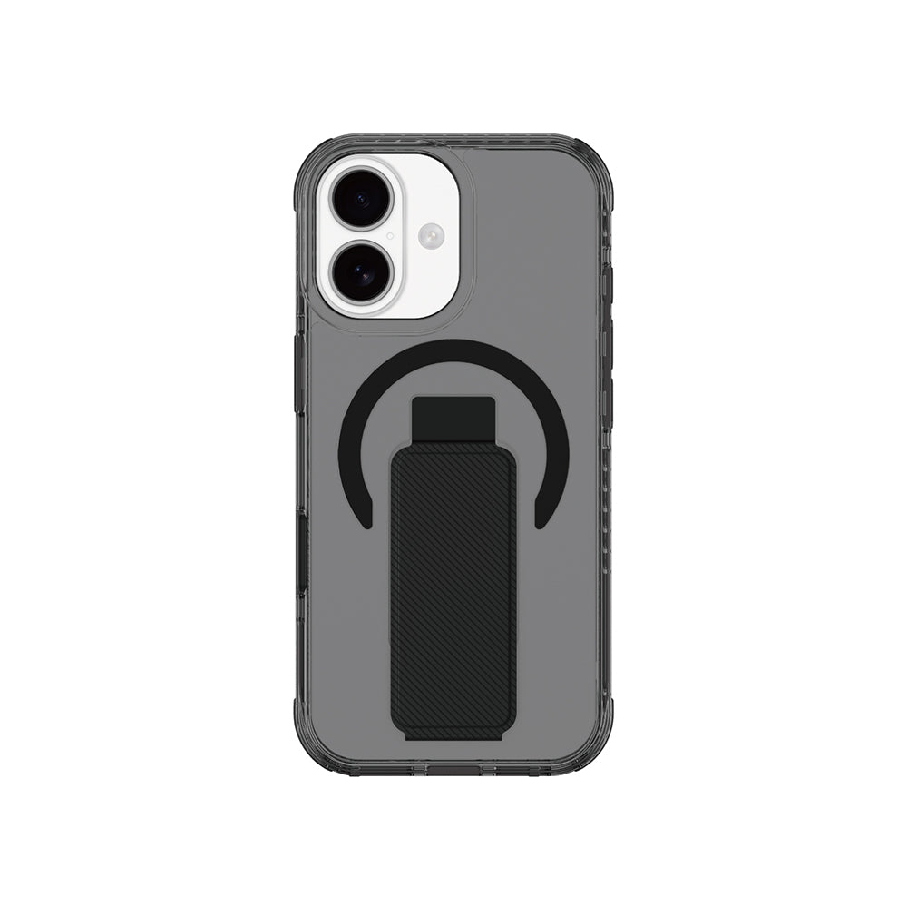 Apple iPhone 17 Kılıf M-safe Şarj Özellikli Standlı Amazingthing Titan Pro Plus Kapak Siyah