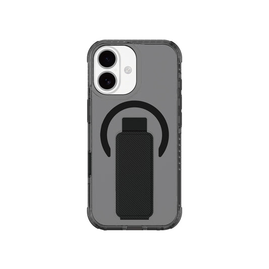 Apple iPhone 17 Kılıf M-safe Şarj Özellikli Standlı Amazingthing Titan Pro Plus Kapak Siyah