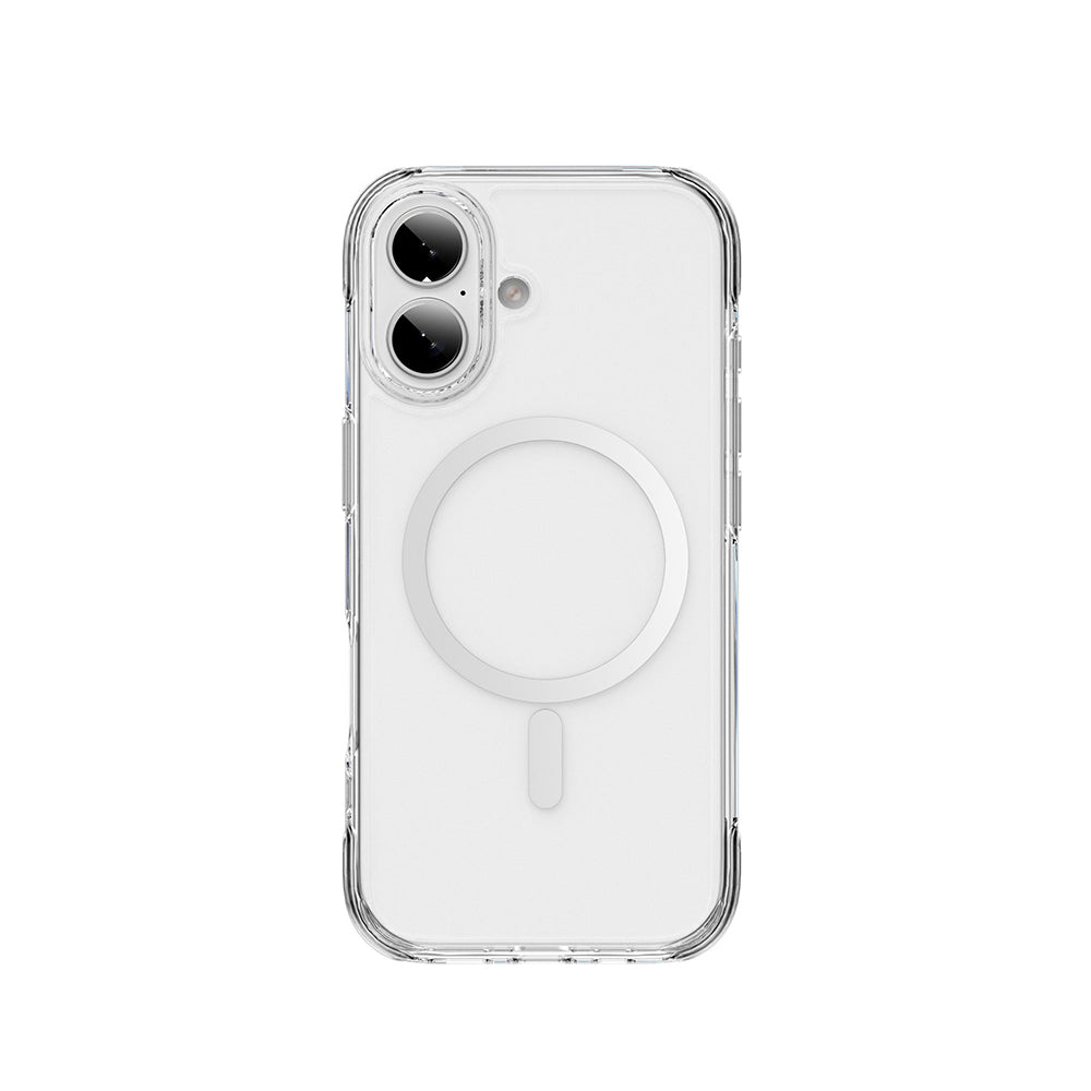 Apple iPhone 17 Kılıf M-safe Şarj Özellikli Wiwu MCC-702 Titanyum Pro Serisi Sert PC Kapak Siyah
