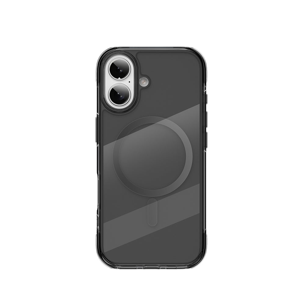 Apple iPhone 17 Kılıf M-safe Şarj Özellikli Wiwu MCC-702 Titanyum Pro Serisi Sert PC Kapak Şeffaf