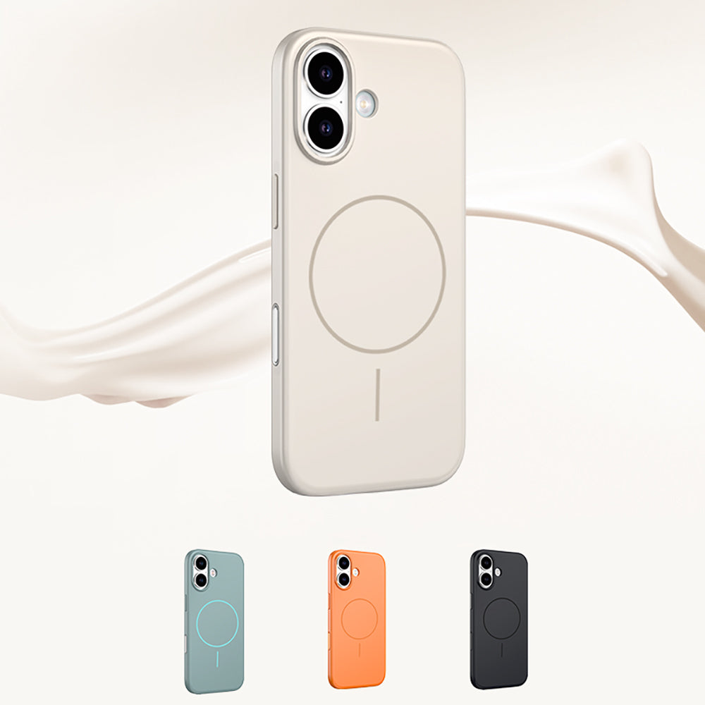 Apple iPhone 17 Kılıf M-safe Şarj Özellikli Wlons Liza Kapak Koyu Yeşil