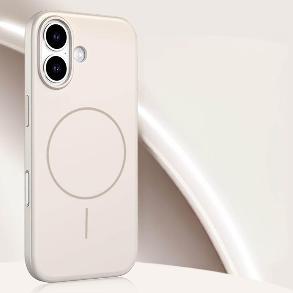 Apple iPhone 17 Kılıf M-safe Şarj Özellikli Wlons Liza Kapak Koyu Yeşil