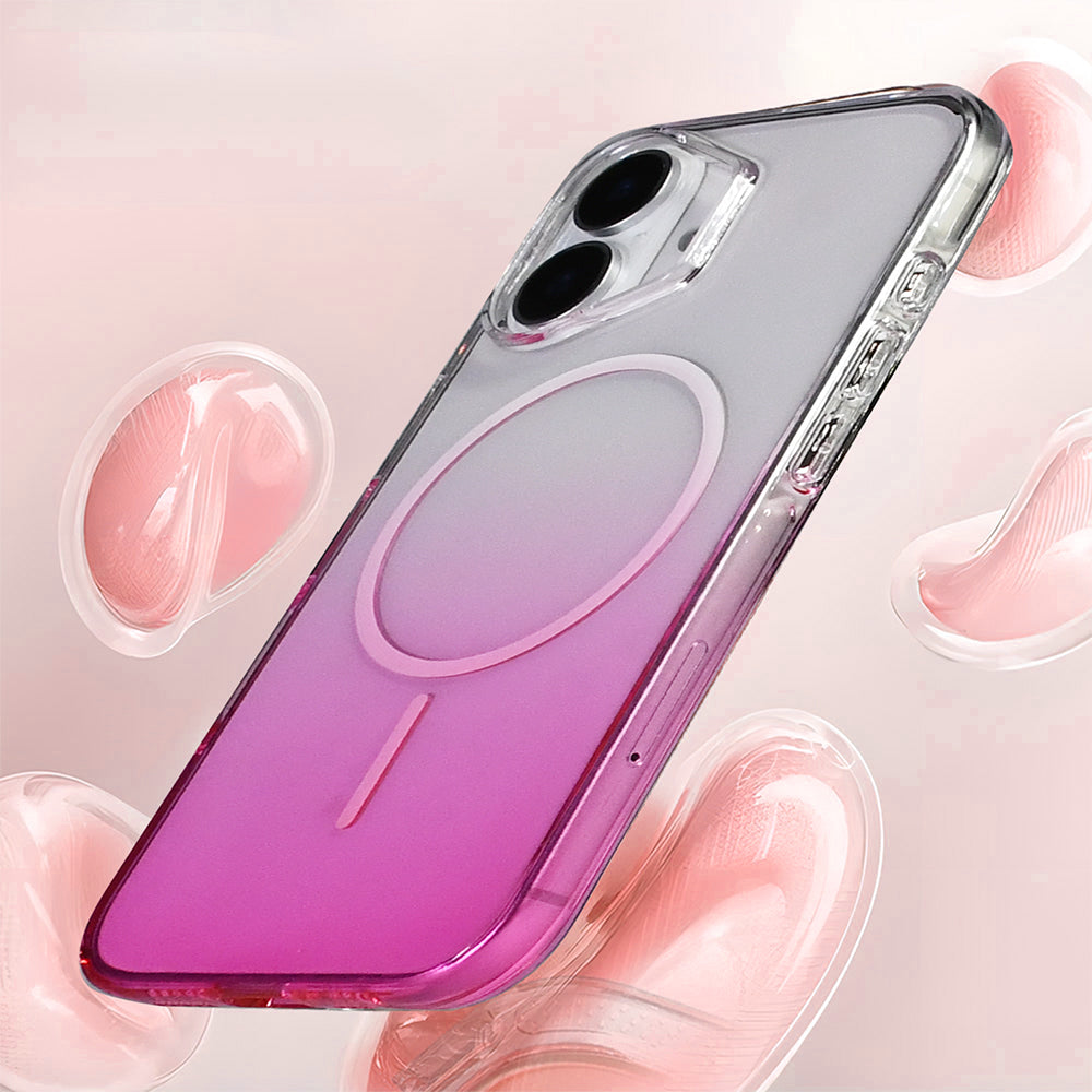 Apple iPhone 17 Kılıf M-Safe Şarj Özellikli Zore Septik Silikon Kapak Turuncu