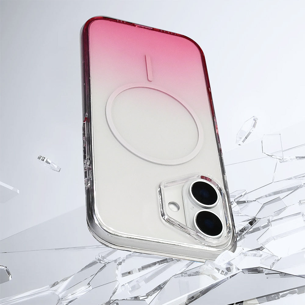 Apple iPhone 17 Kılıf M-Safe Şarj Özellikli Zore Septik Silikon Kapak Turuncu