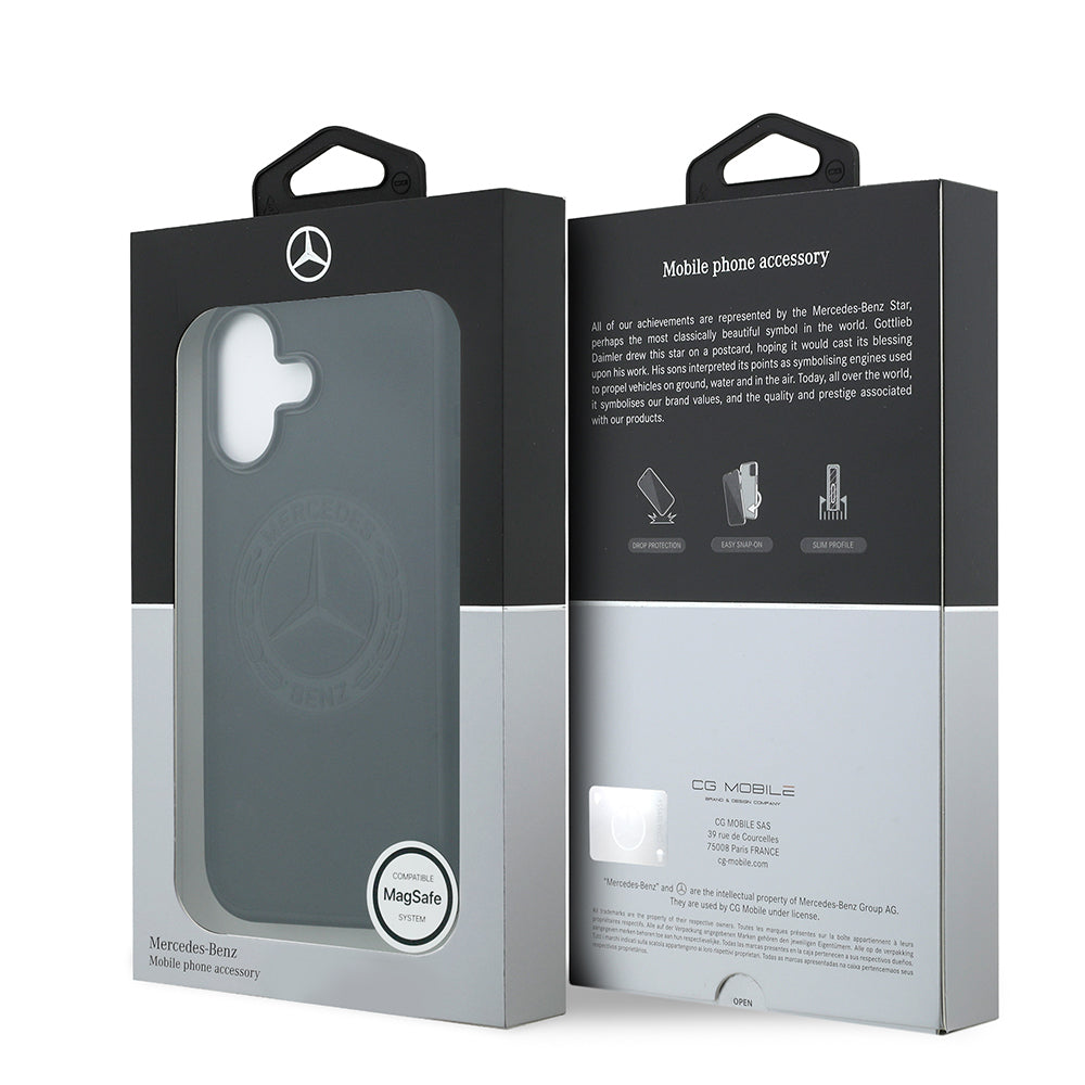 Apple iPhone 17 Kılıf Mercedes Benz Orjinal Lisanslı M-safe Şarj Özellikli Hakiki Deri Nostaljik Yıldız Dizayn Kapak Kahverengi