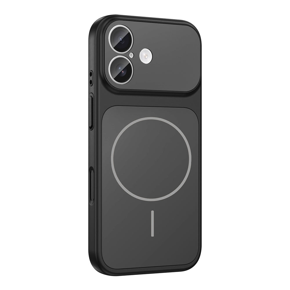 Apple iPhone 17 Kılıf Zore M-Safe Şarj Özellikli Kamera Korumalı Formen Kapak Gri