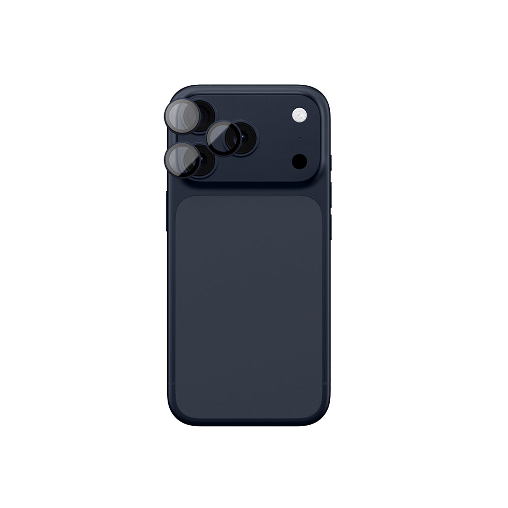Apple iPhone 17 Pro Amazingthing Anti Reflective Kamera Lens Koruyucu + Kolay Uygulama Aparatlı Turuncu