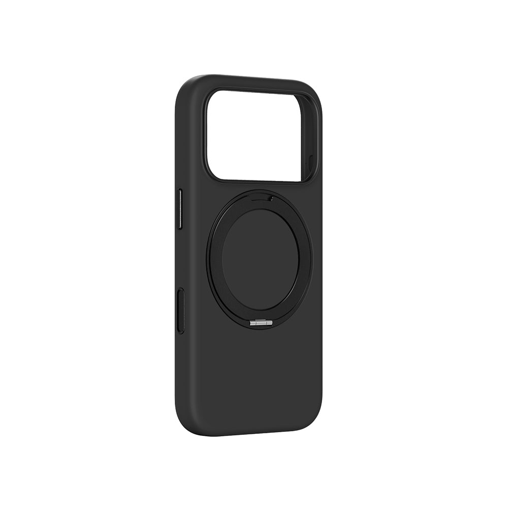 Apple iPhone 17 Pro Amazingthing Cloudie MagSpin 360 Derece Standlı M-Safe Kılıf Siyah