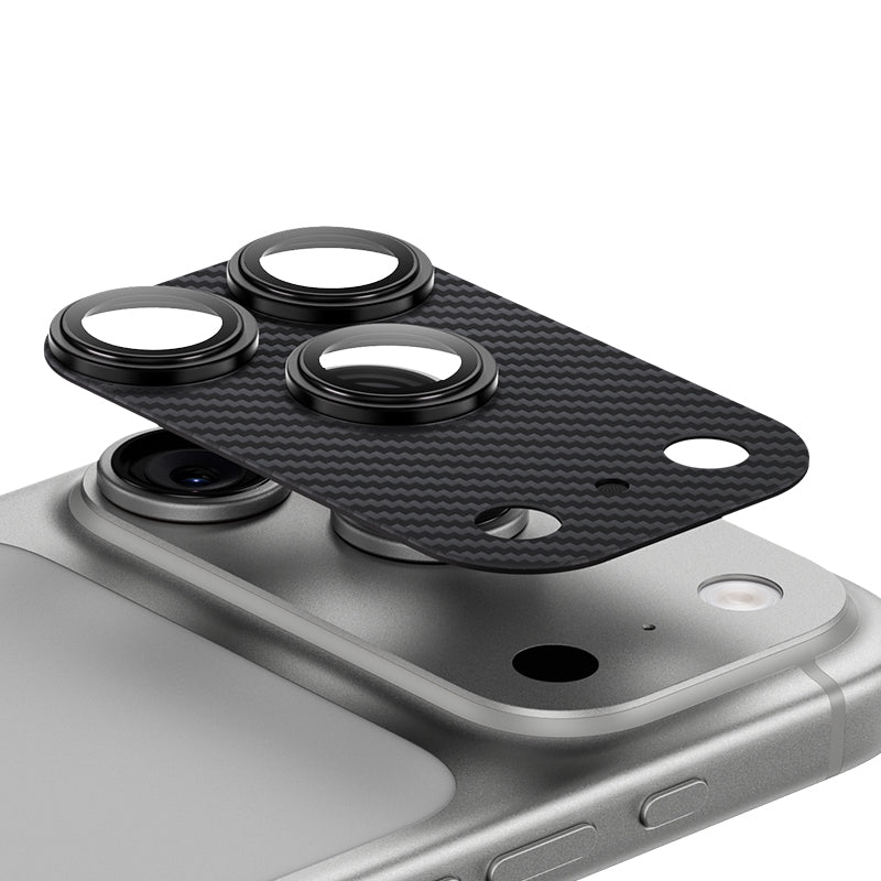 Apple iPhone 17 Pro Benks ArmorWarrior Serisi 600D Kevlar Kamera Lens Koruyucu