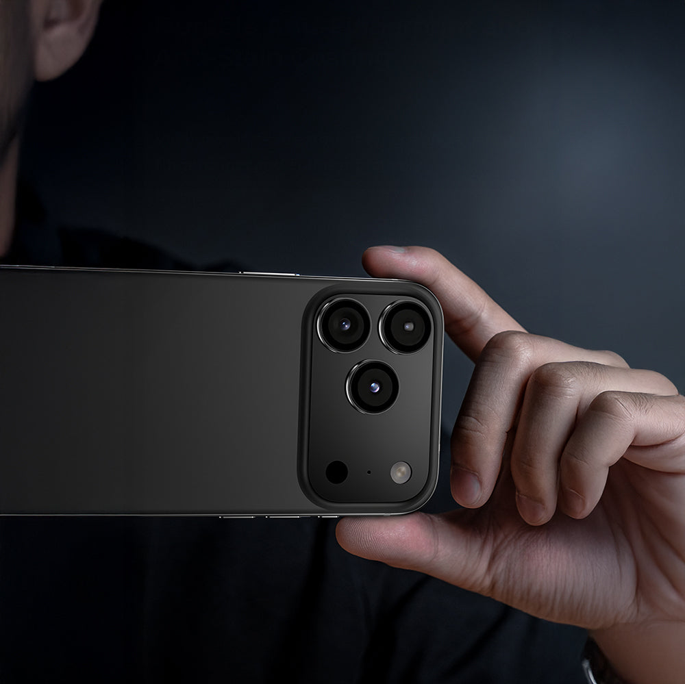 Apple iPhone 17 Pro Benks DR Safir Kamera Lens Koruyucu Gümüş