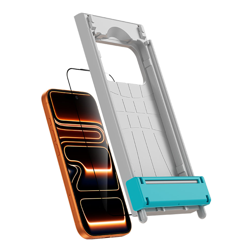 Apple iPhone 17 Pro Benks Glass Warrior 2.0 AR-EZFita Cam Ekran Koruyucu + Kolay Uygulama Aparatı Şeffaf