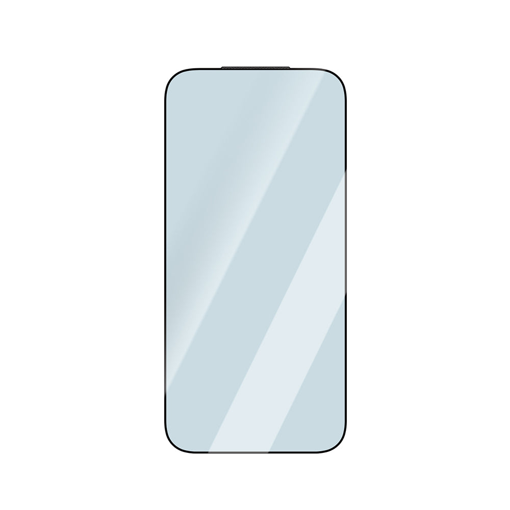 Apple iPhone 17 Pro CaseWorld Applicator Serisi 2.5D Eyesafe Mavi Işık Teknolojili 0.33mm Temperli Cam Ekran Koruyucu + Uygulama Aparatı Şeffaf