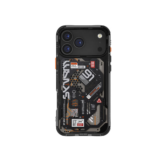 Apple iPhone 17 Pro Kılıf Desenli Airbag Tasarımlı Skinarma Spectra Kapak Siyah