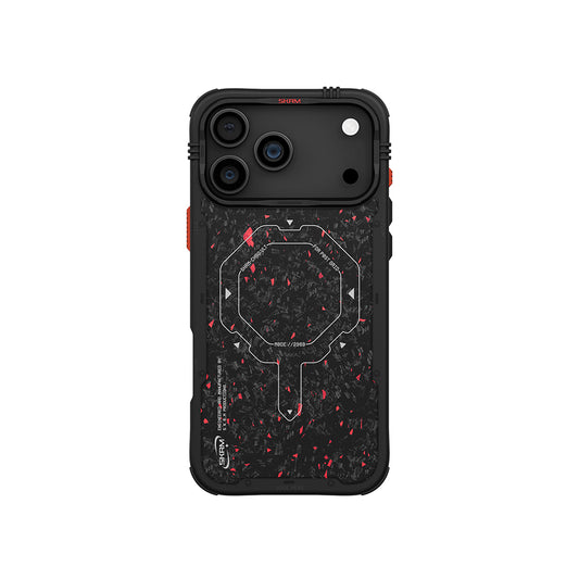 Apple iPhone 17 Pro Kılıf M-safe Şarj Özellikli Airbag Tasarımlı Skinarma Vektor Kapak Siyah