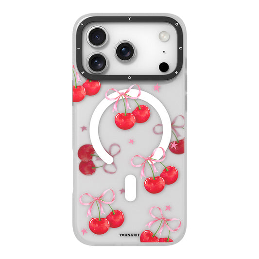 Apple iPhone 17 Pro Kılıf M-Safe Şarj Özellikli Airbagli Çift Katmanlı Youngkit Sweathart Serisi Kapak