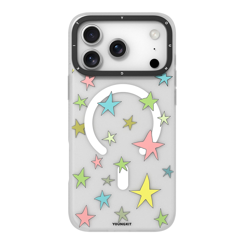 Apple iPhone 17 Pro Kılıf M-Safe Şarj Özellikli Airbagli Çift Katmanlı Youngkit Sweathart Serisi Kapak